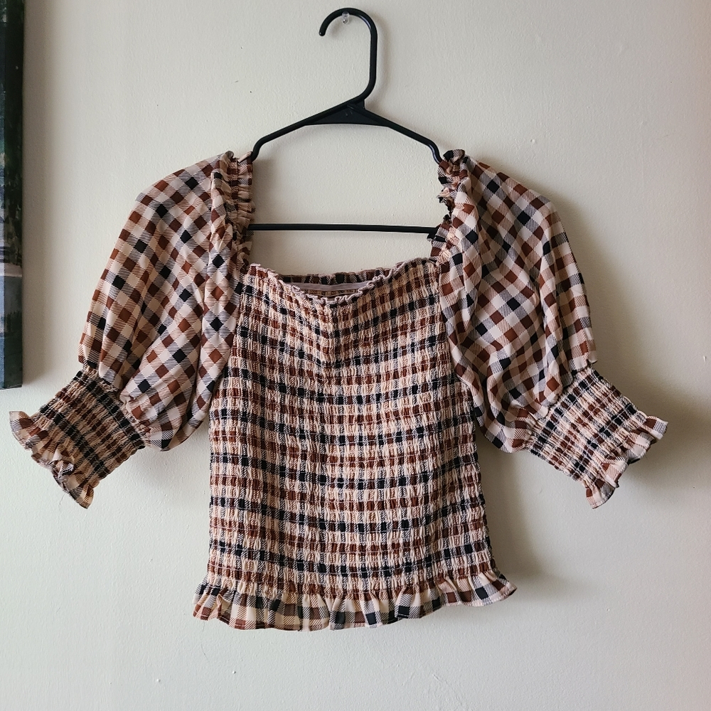 Gingham Top